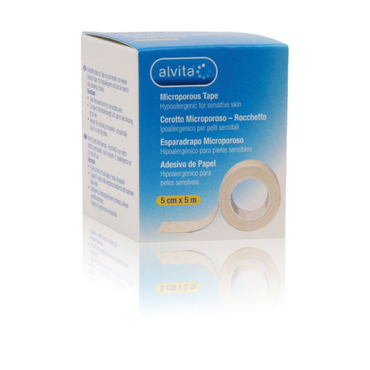 Alvita Cerotti Microporosi Rocchetto Dimensioni 5x5m