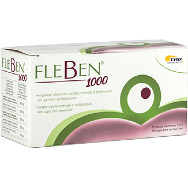 Thd Fleben 1000 Integratore Alimentare 10 Flaconi Da 15ml
