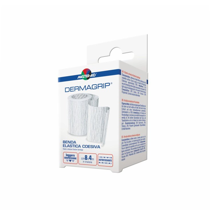 Master-Aid&reg; Dermagrip&reg; Benda Elastica Coesiva 12cm x 20m 1 Benda