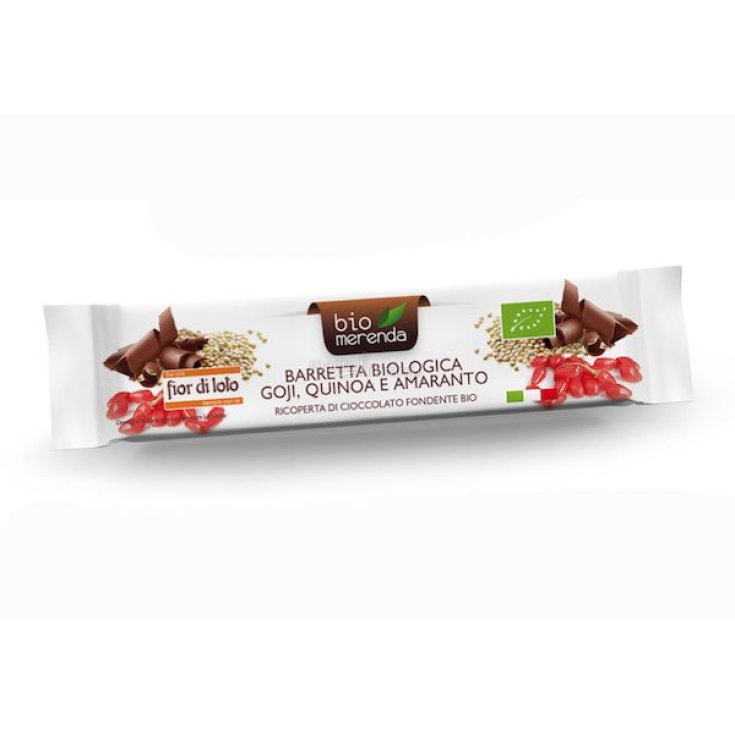 Barretta Bio Goji Quinoa Amaranto Cioccolato Fondente 30g