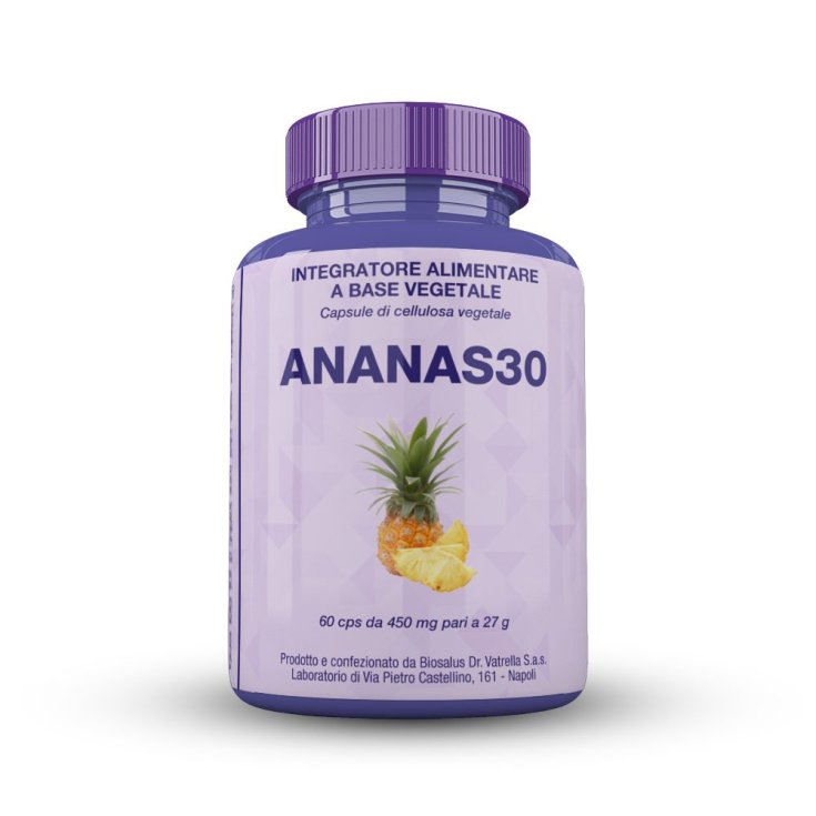 Biosalus&reg; Ananas Integratore Alimentare 60 Capsule