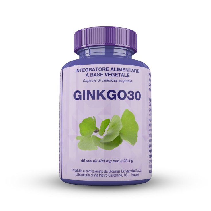 Biosalus&reg; Ginkgo30 Integratore Alimentare 60 Capsule