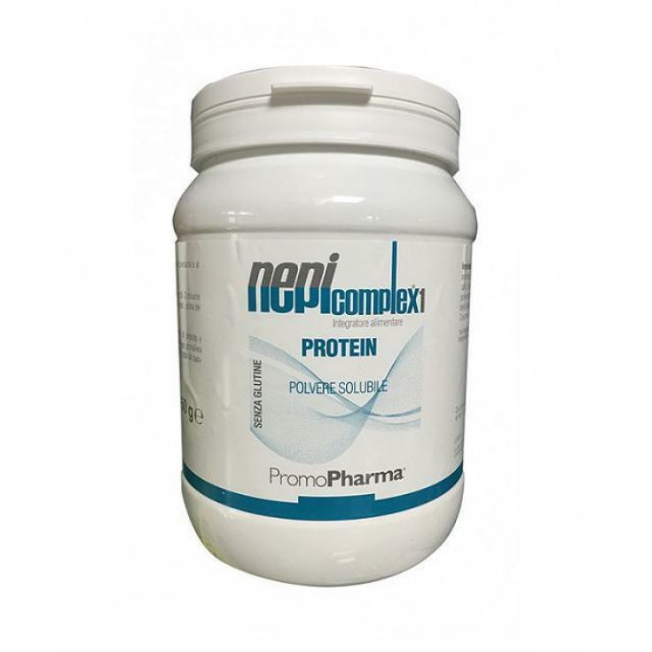 PromoPharma Nepicomplex1 Protein Integratore Alimentare In Polvere Gusto Cacao Senza Glutine 450g