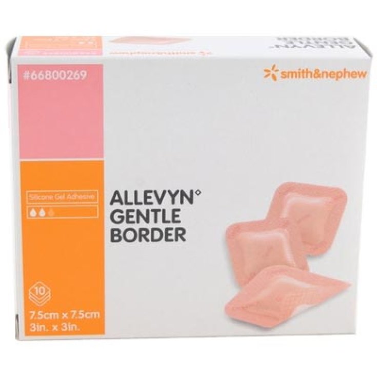 Pharmaidea Allevyn Gentle Border 12,5x12,5cm 10 Pezzi