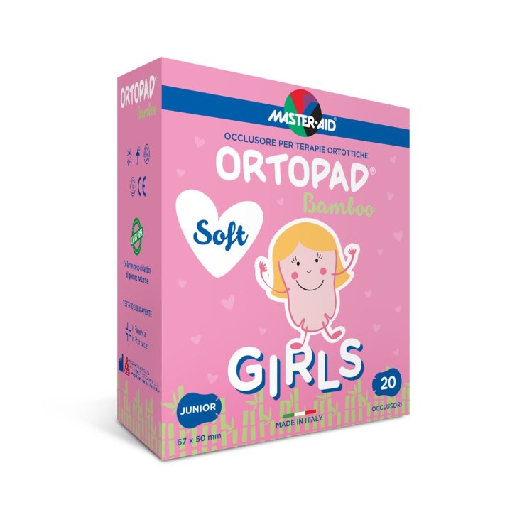 Master-Aid&reg; Ortopad&reg; Soft Girls Occlusore Per Terapie Ortottiche Medium 20 Pezzi