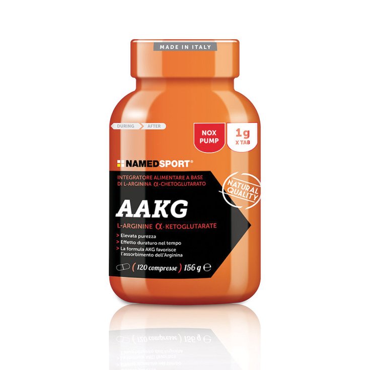 NamedSport AAKG Arginina &alpha;-chetoglutarato Integratore Alimentare 120 Compresse
