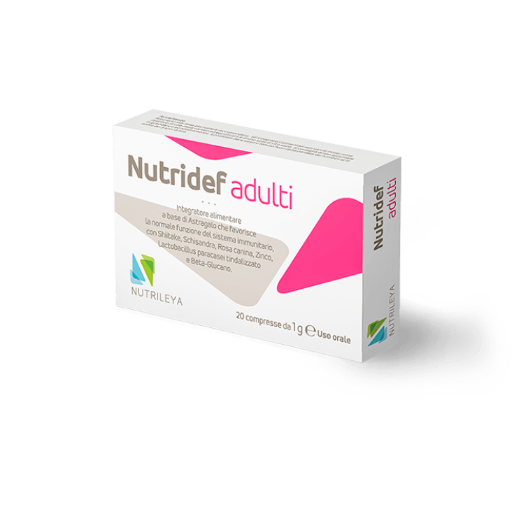 Nutrileya Nutridef Adulti Integratpre Alimentare 20 Compresse