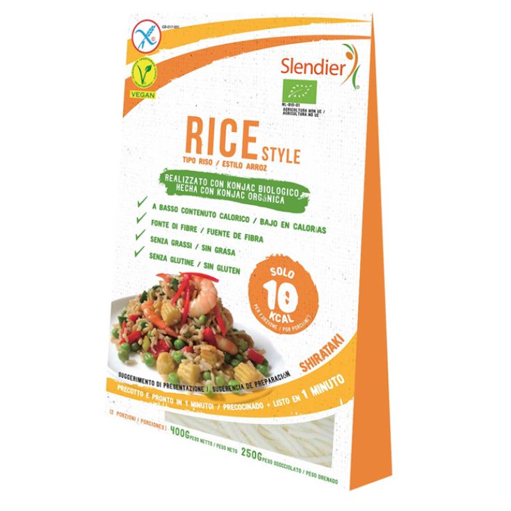 Slendier Shirataki Riso Biologico 250g