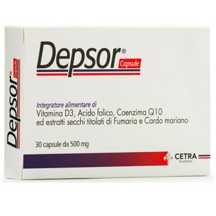 Depsor Integratore Alimentare 30 Capsule 500mg