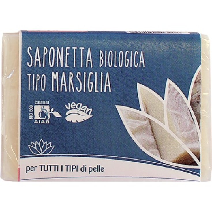 Fior Di Loto Saponetta Marsiglia Prodotto Biologico 1 Pezzo