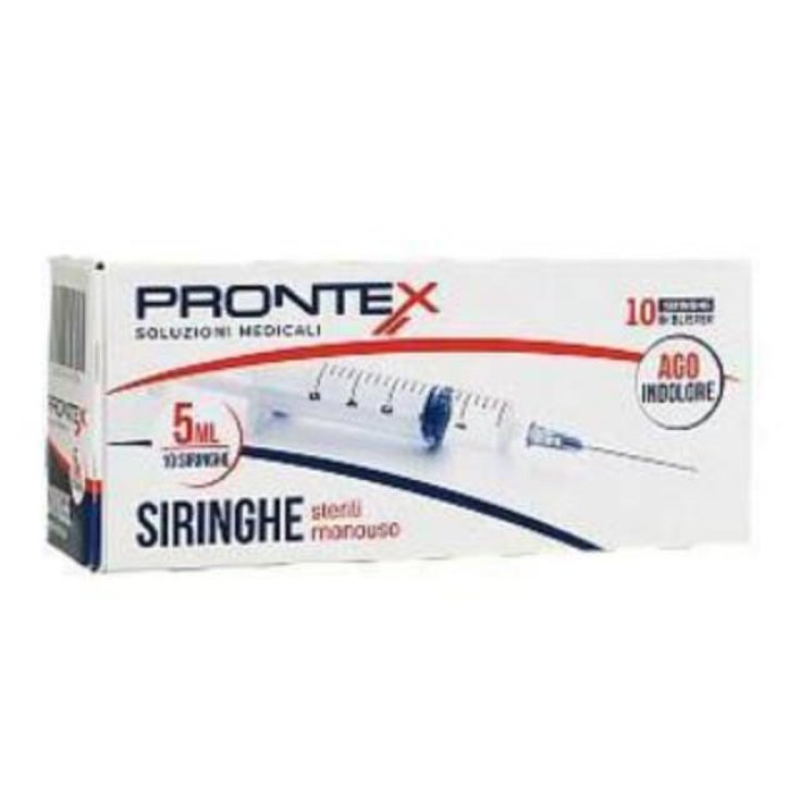 Safety Prontex Siringa 5ml Con Ago Indolore 10Pezzi