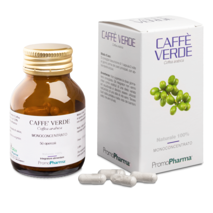 PromoPharma Caff&egrave; Verde Integratore Alimentare 50 Capsule