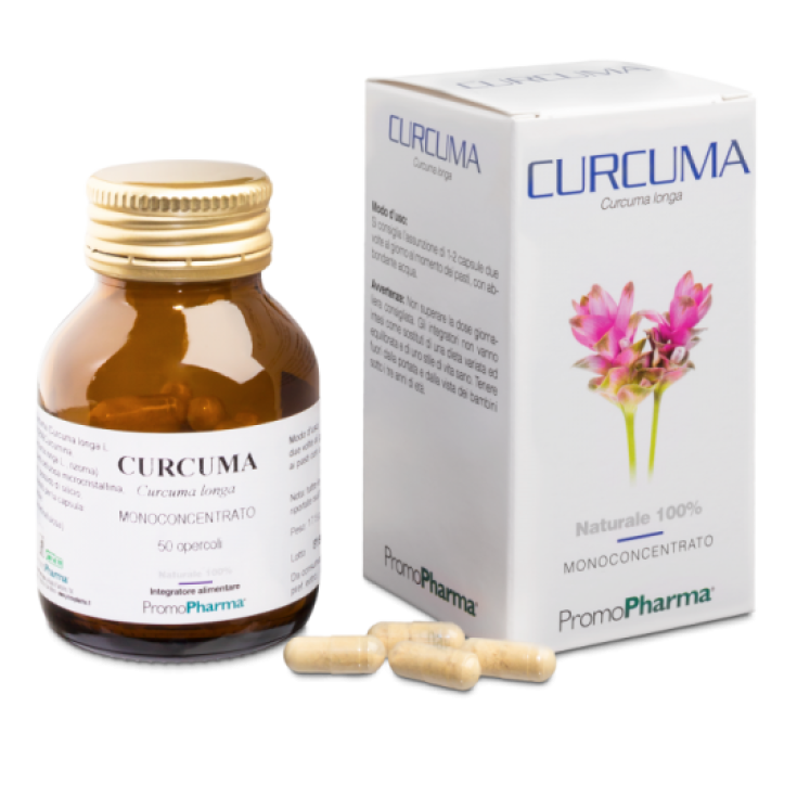 PromoPharma Curcuma Monoconcentrato Integratore Alimentare 50 Capsule