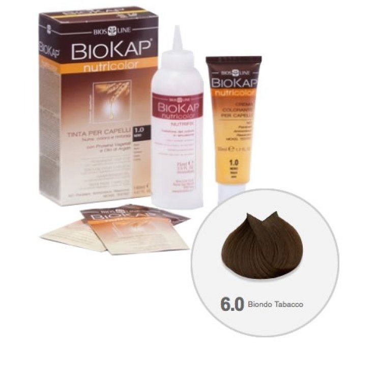 Biosline Biokap Nutricolor Delicato Colore N&deg; 6.0 Biondo Tabacco
