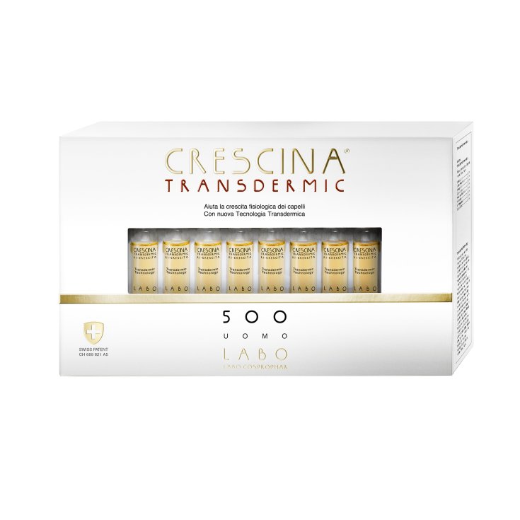 Labo Crescina Transdermic Ri-Crescita 500 Uomo 20Fiale