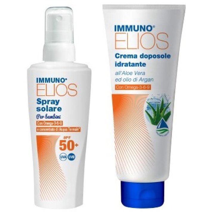 Immuno Elios&nbsp;Spray Solare Bambini SPF50+ e&nbsp;Crema Doposole Morgan Pharma