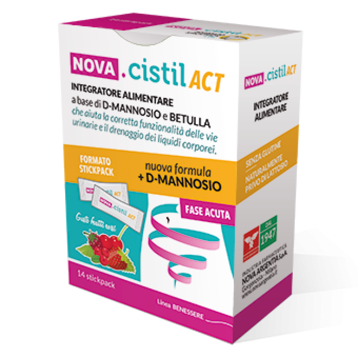 Nova Argentia Nova.Cistil Act Integratore Alimentare 14 Stick