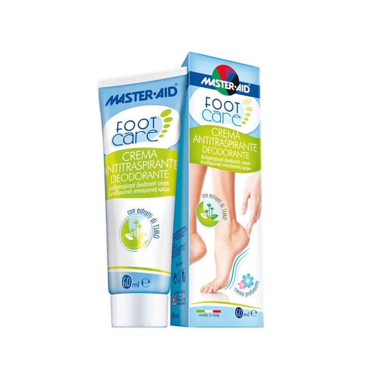 Master-Aid&reg; Foot Care Crema Antitraspirante Deodorante 60ml