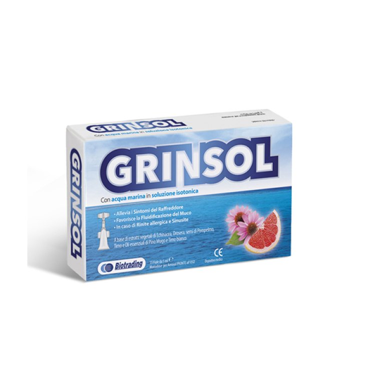 Biotrading Unipersonale Grinsol Fitoaerosol 15 Flanconcini x 5ml