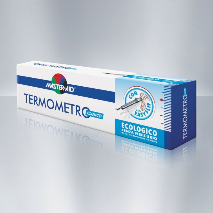 Master-Aid&reg; Termometro Clinico Ecologico Senza Mercurio Con EasyFlip 1 Pezzo
