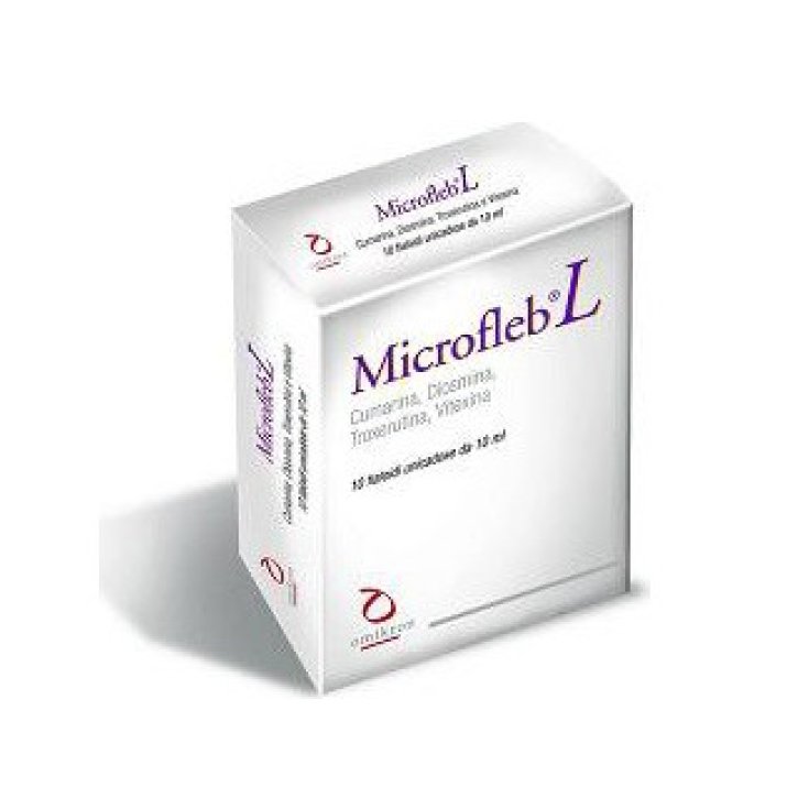 Omikron Microfleb L Integratore Alimentare 10 Flaconi Da 10ml