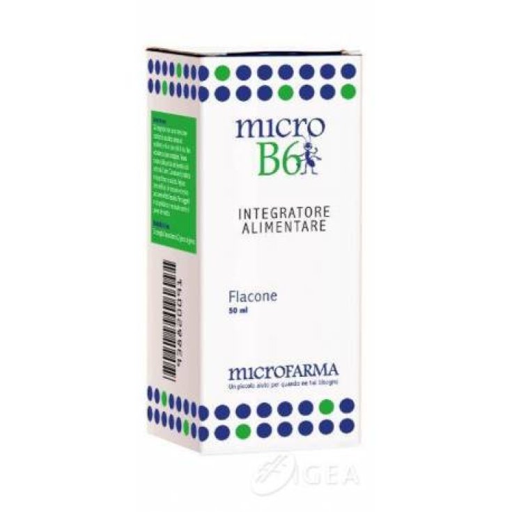 MicroB6 Integratore Alimentare Flacone Contagocce 50 ml MicroB6 Integratore Alimentare Flacone Contagocce 50 ml