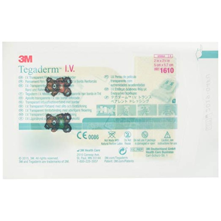 3M Italia Tegaderm I.V. Medicazione 5x5,7cm