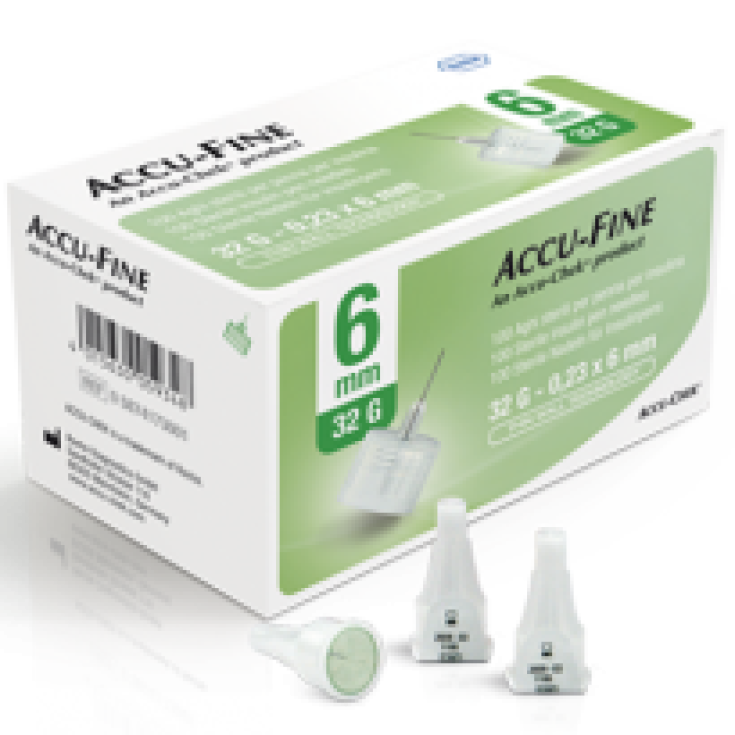 Roche Ago Accu-Fine Penna G31 8mm 100 Pezzi