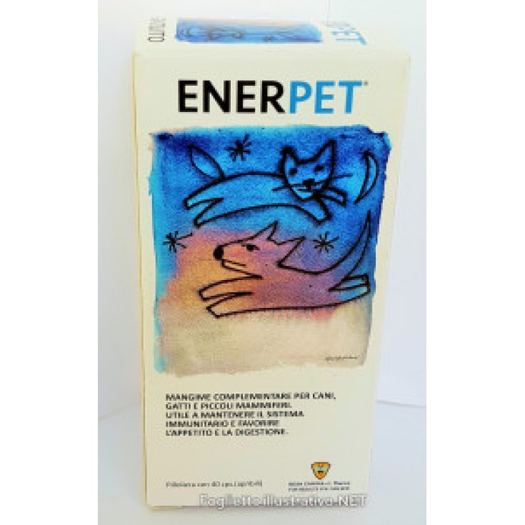 Ener Pet Rosa Canina Mangime Per Cani Gatti E Piccoli Mammiferi 40 Capsule 1000 mg