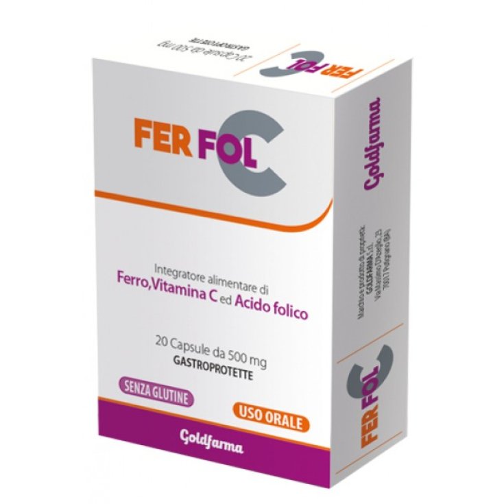 Fer Fol C Integratore Alimentare 20 Capsule