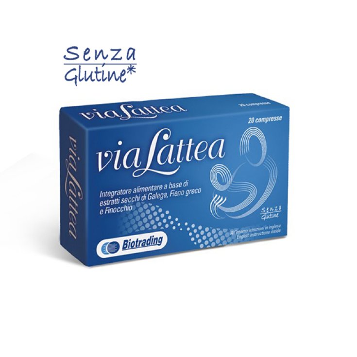 Biotrading Via Lattea Integratore Alimetare Senza Glutine 20 Compresse