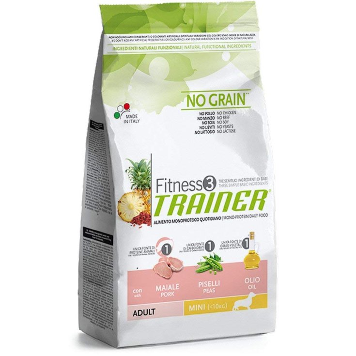 Trainer Fitness 3 Adult Mini Maiale Con Piselli E Olio 2kg