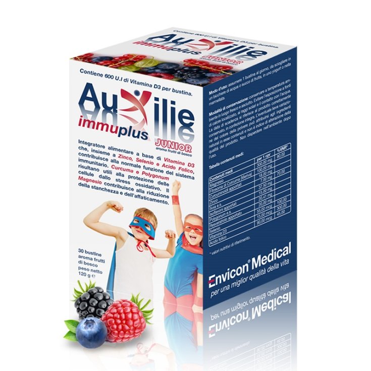 Auxilie Immuplus Junior  Integratore Alimentare 30 Bustine