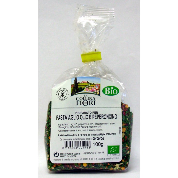 La Collina Dei Fiori Preparato Aglio Olio E Peperoncino Senza Glutine Biologico 100g