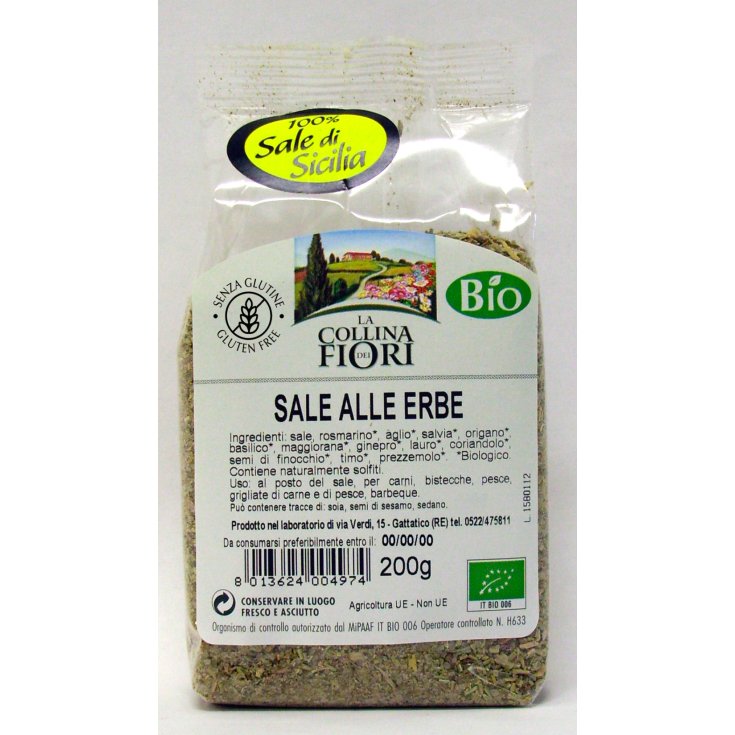 La Collina Dei Fiori Sale Alle Erbe Senza Glutine Biologico 200g