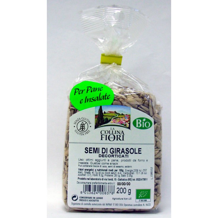 La Collina Dei Fiori Semi Di Girasole Decorticati Biologico Senza Gluitine 200g