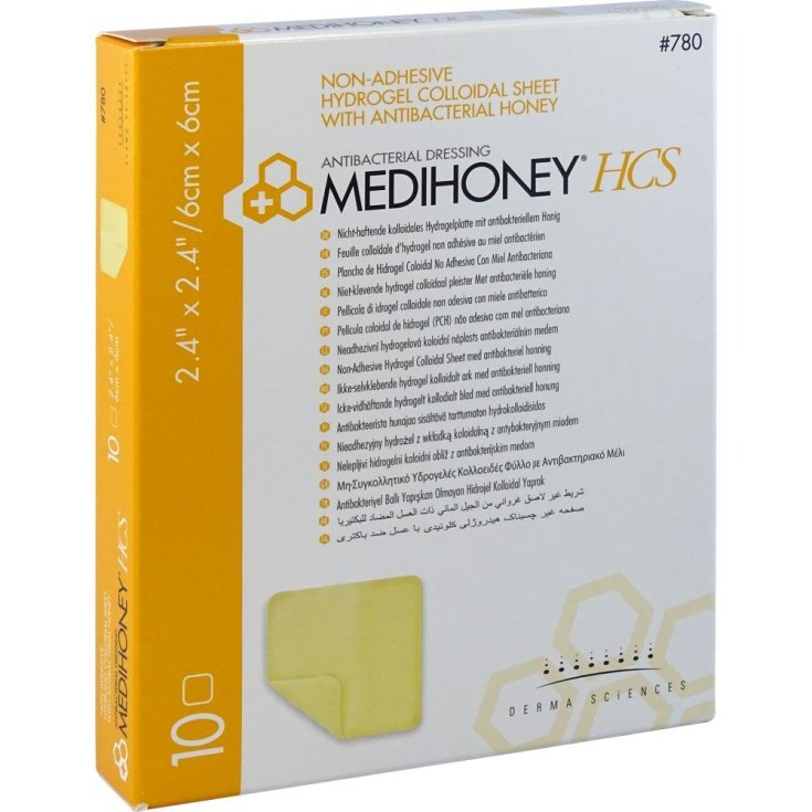 Medihoney Hcs 6x6cm 10 Pezzi