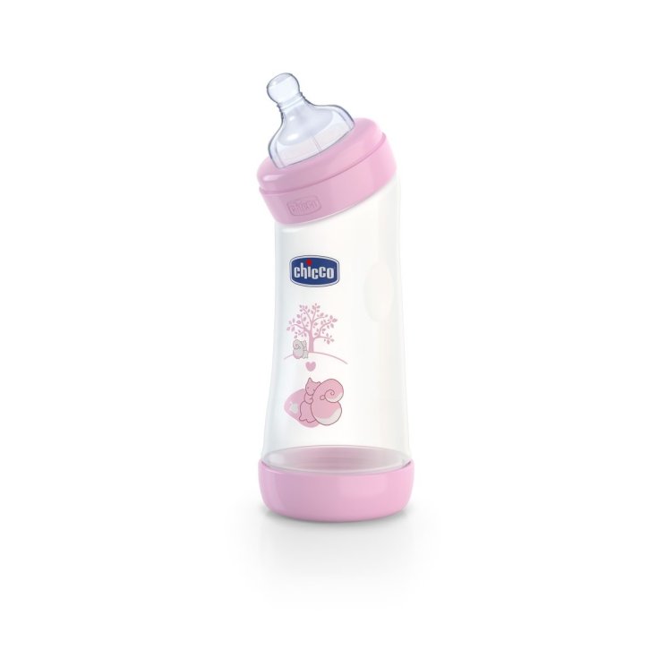 Chicco Biberon  Benessere Angolat Polipropilene E Silicone Grl 250ml +0Mesi