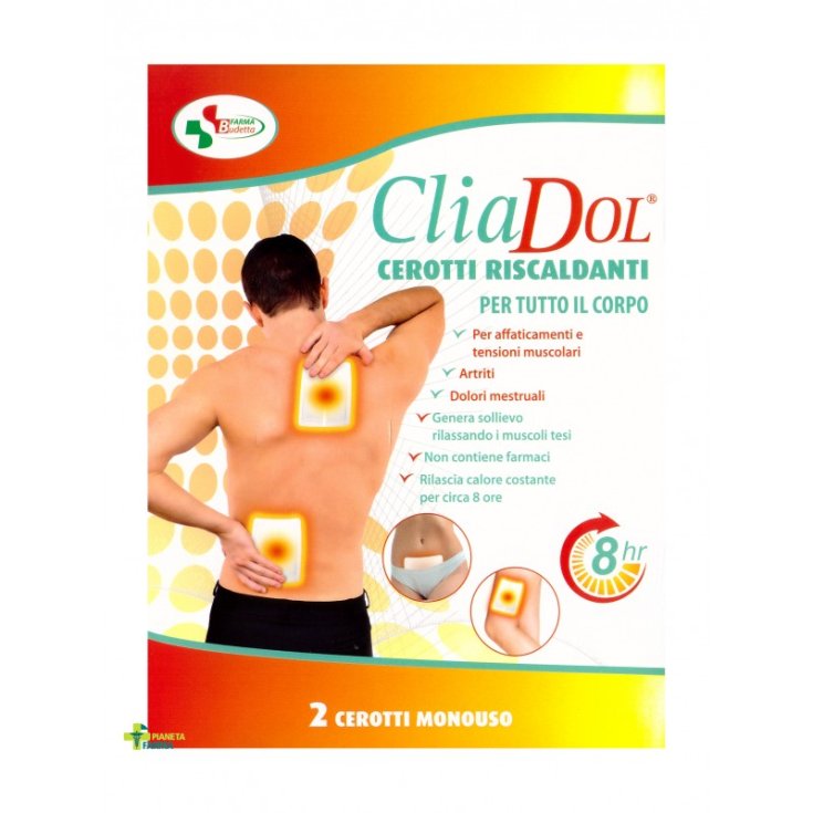 Cerotti Riscaldanti&nbsp;Schiena Clia Dol 2 Pezzi