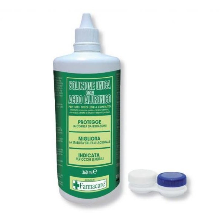 Soluzione Unica Con Acido Ialuronico 360ml Con Portalenti