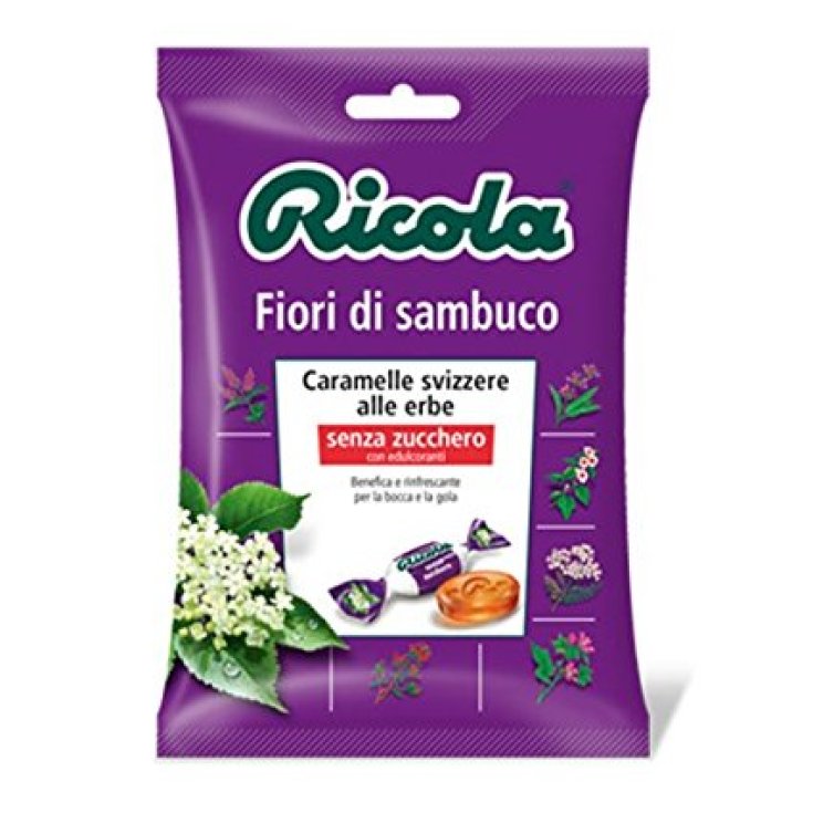Ricola Fiori Sambuco Caramelle Senza Zucchero 70g