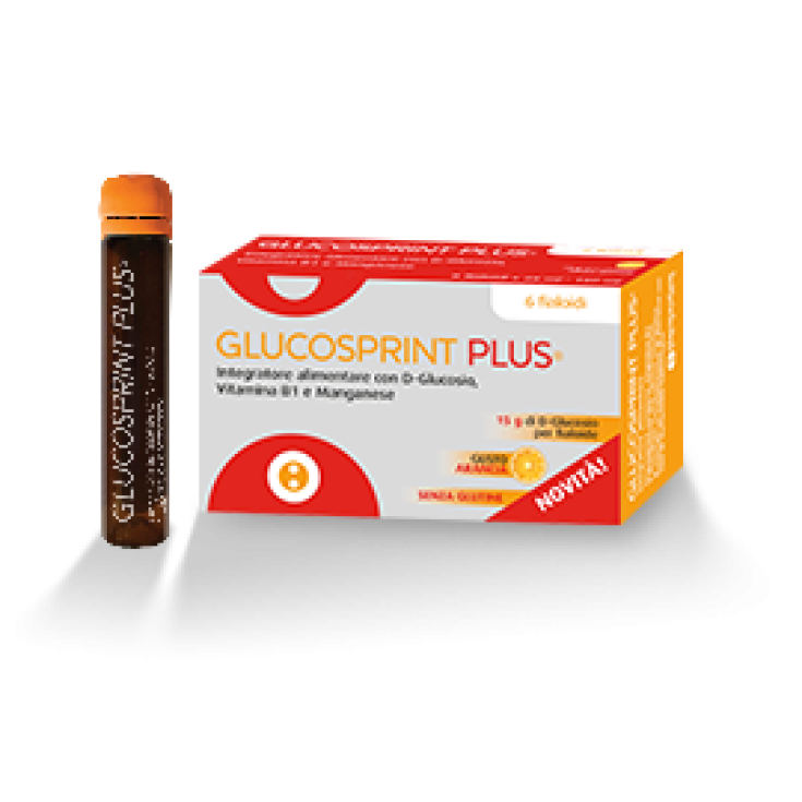 Glucosprint Plus Arancia Integratore Alimentare 6 Fiale