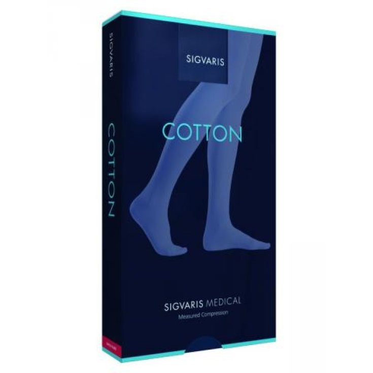 Sigvaris Cotton 1 Gambaletto Punta Aperta Normale Colore Nature Taglia XL