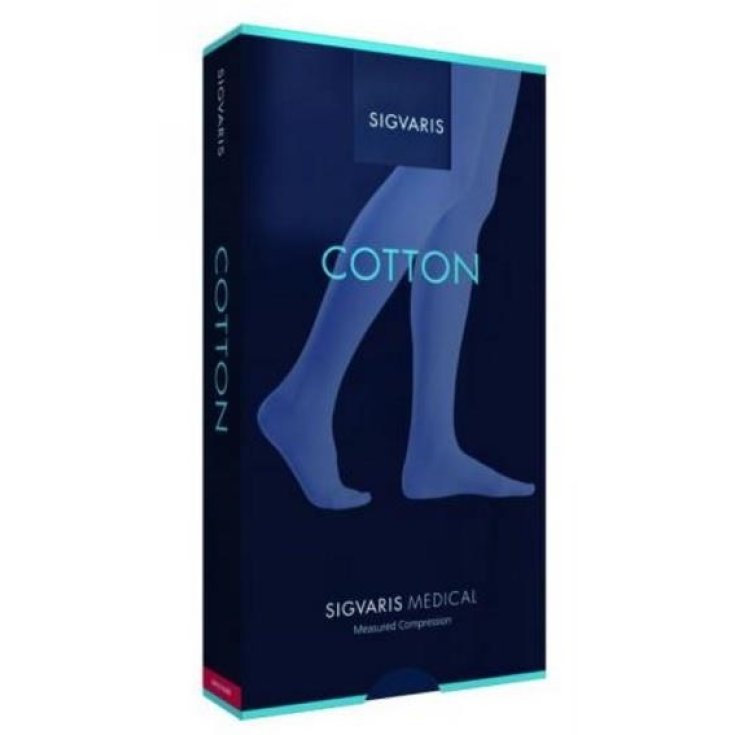 Sigvaris Cotton 2 AD Gambaletto Pnta Chiusa Colore Naturale Taglia XL Normale Plus