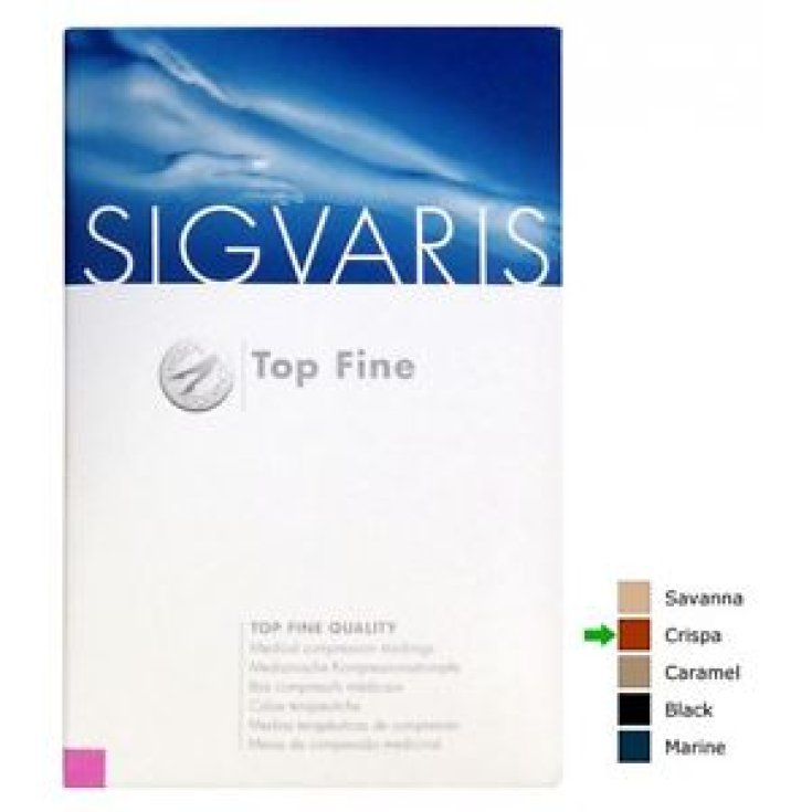 Sigvaris Top Fine 701 Autoreggente Monocollant Destro Punta Aperta Colore Crispa Taglia M Lungo Plus