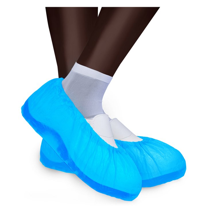 Ajsia Sovrascarpe In Cpe Blu 100 Pezzi