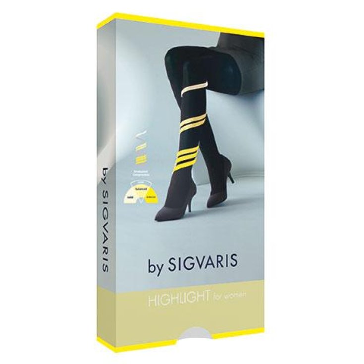 Sigvaris Highlight Woman Autoreggente Punta Chiusa Colore Black
