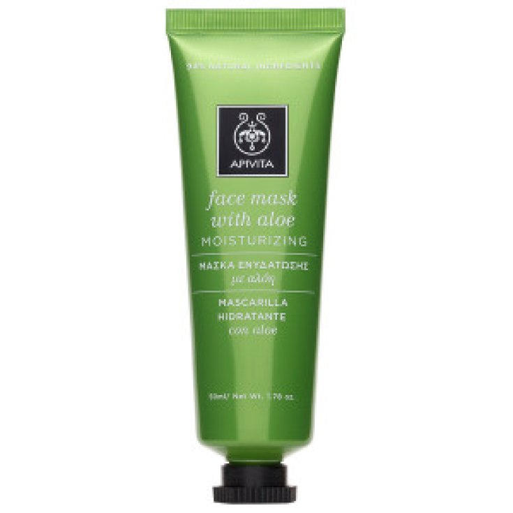 Apivita Face Mask Maschera Viso Idratante con Aloe 50ml