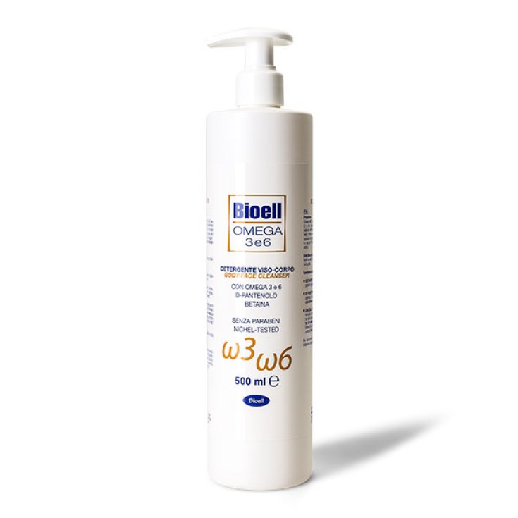 Bioell Omega 3-6 Detergente Viso Corpo 500ml Bioell Omega 3-6 Detergente Viso Corpo 500ml