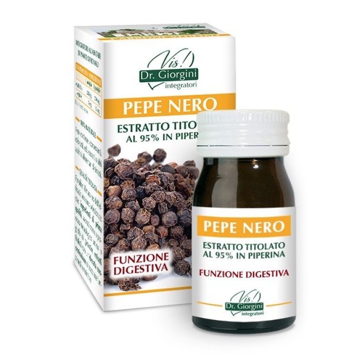 Vis - Dr.Giorgini Pepe Nero Estratto Titolato Integratore Alimentare 60 Pastiglie